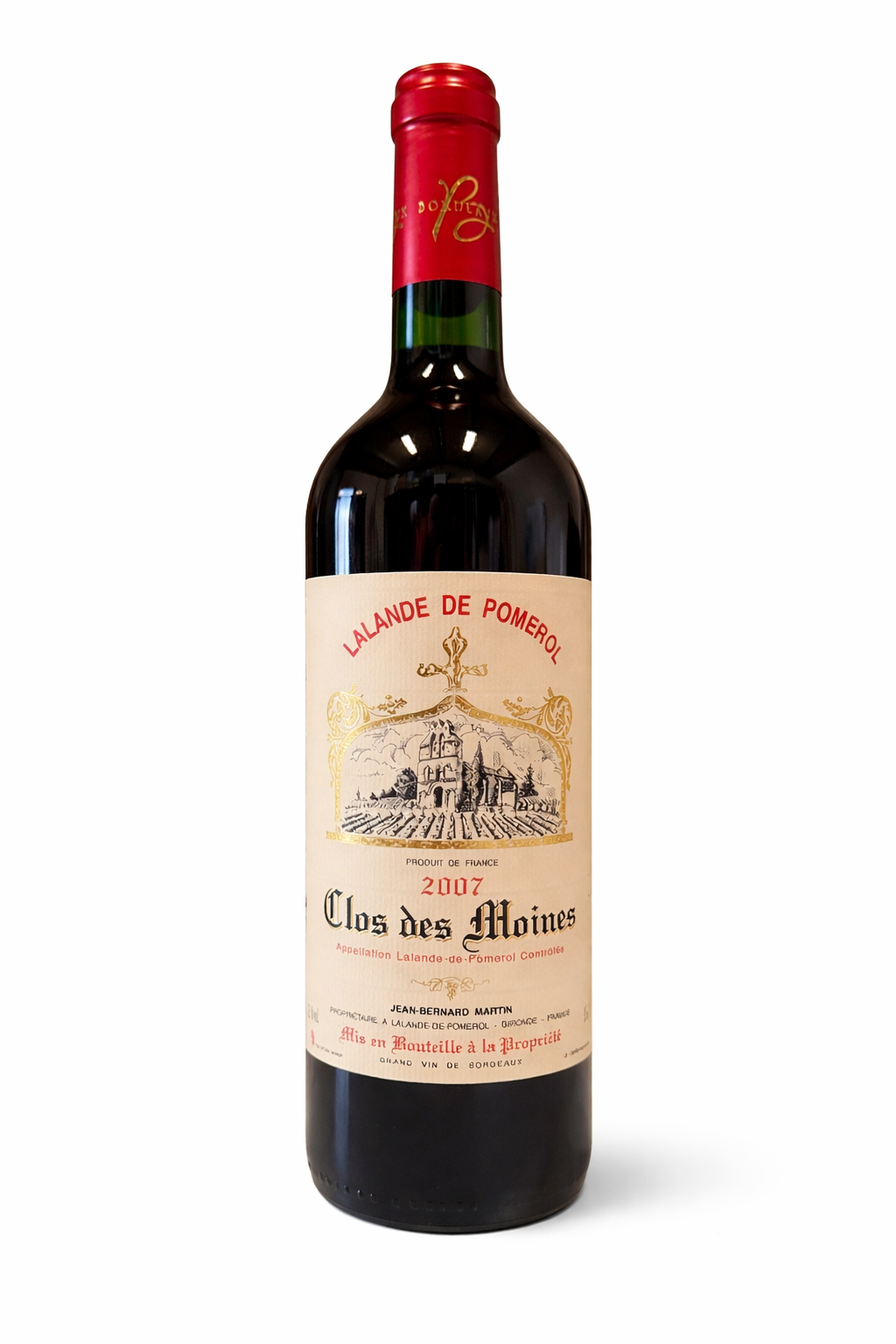 Clos des Moines Lalande de Pomerol 2007 - 75cl