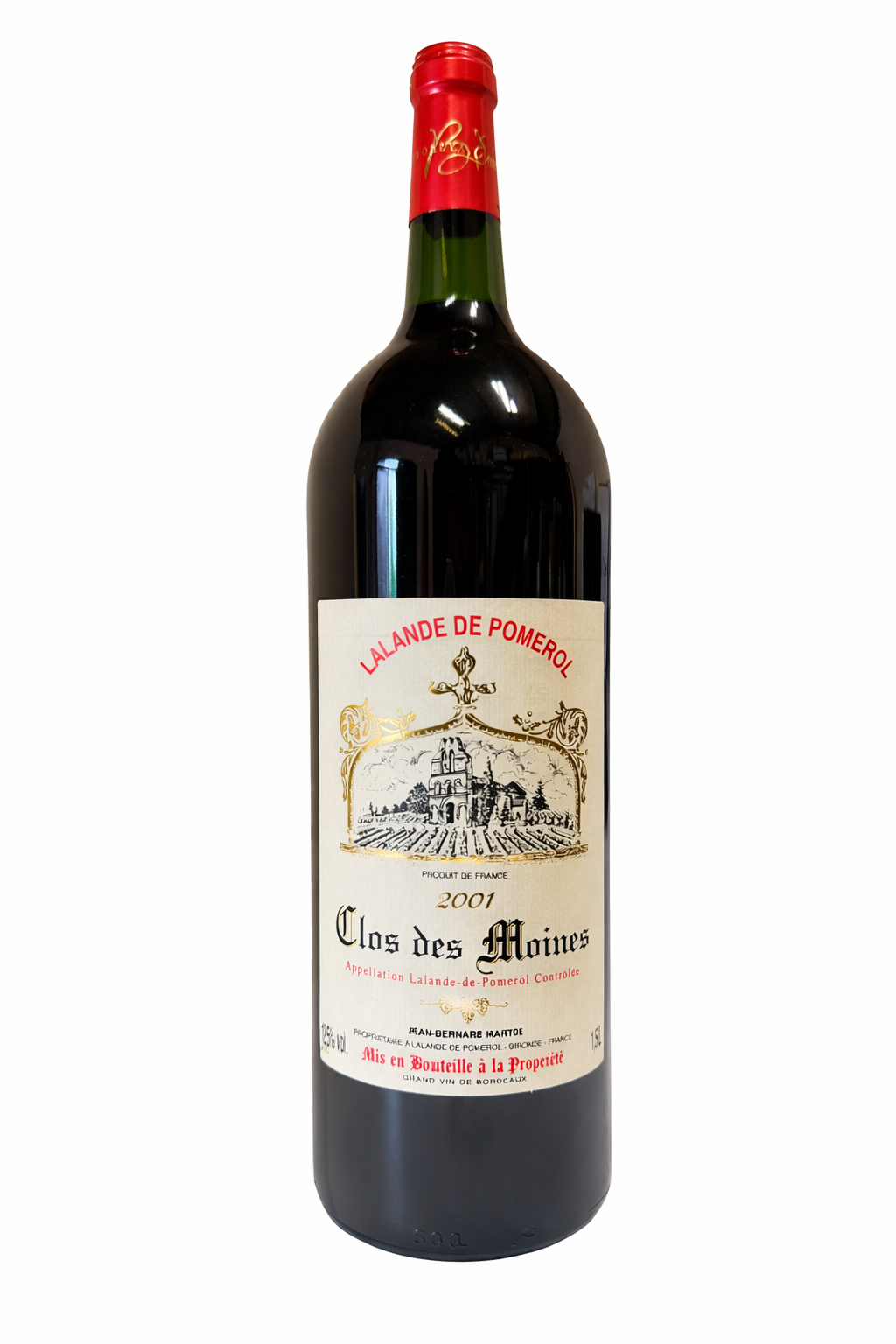 Clos des Moines Lalande de Pomerol 2001 - Magnum 150cl