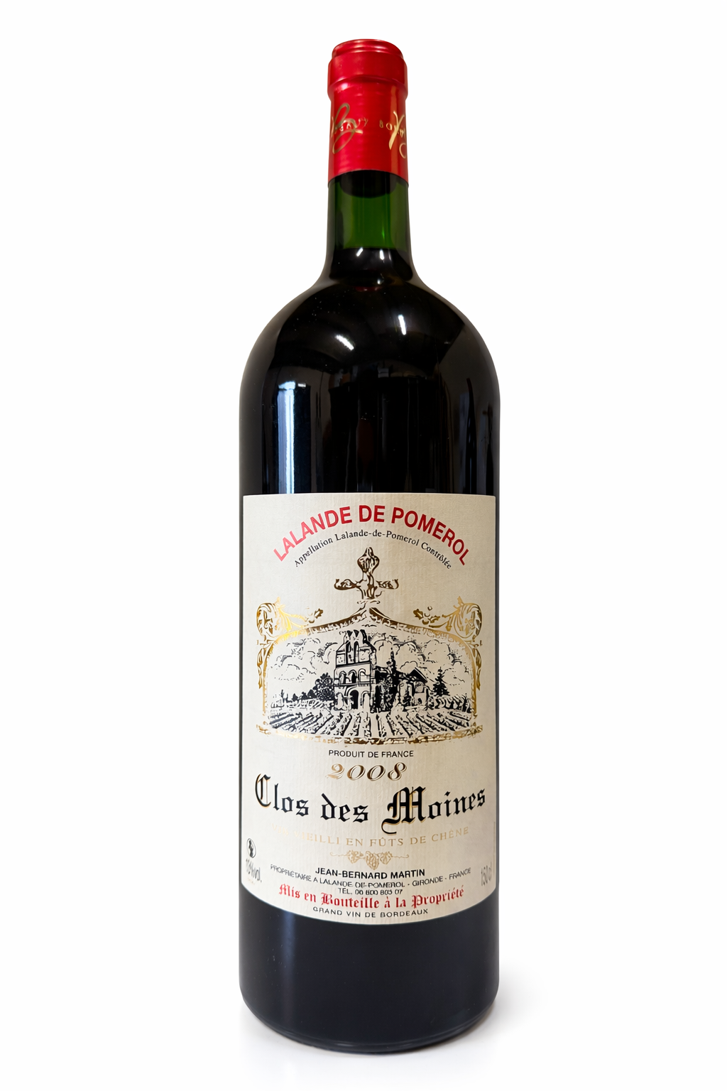 Clos des Moines Lalande de Pomerol 2008 - Magnum 150cl