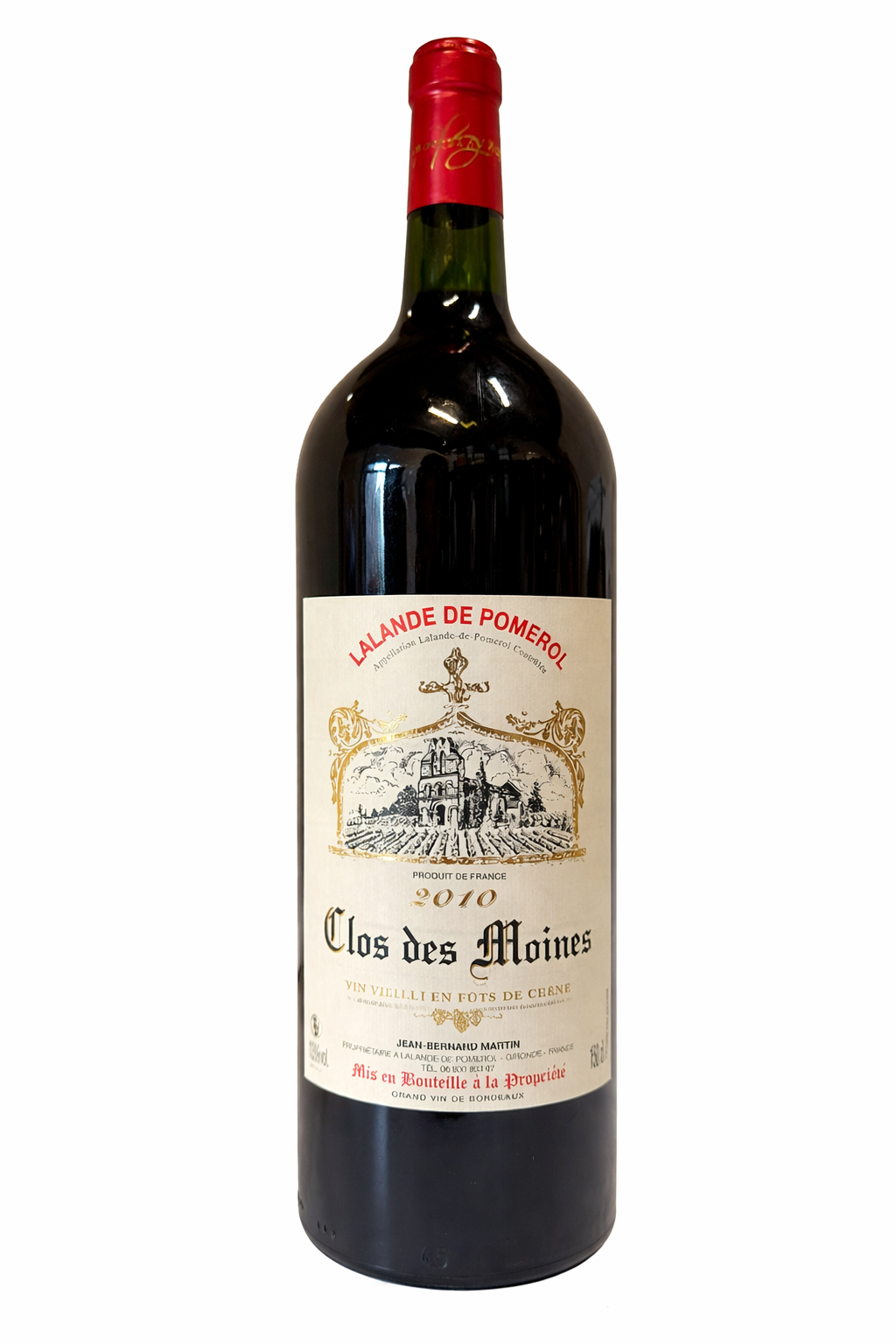 Clos des Moines Lalande de Pomerol 2010 - Magnum 150cl