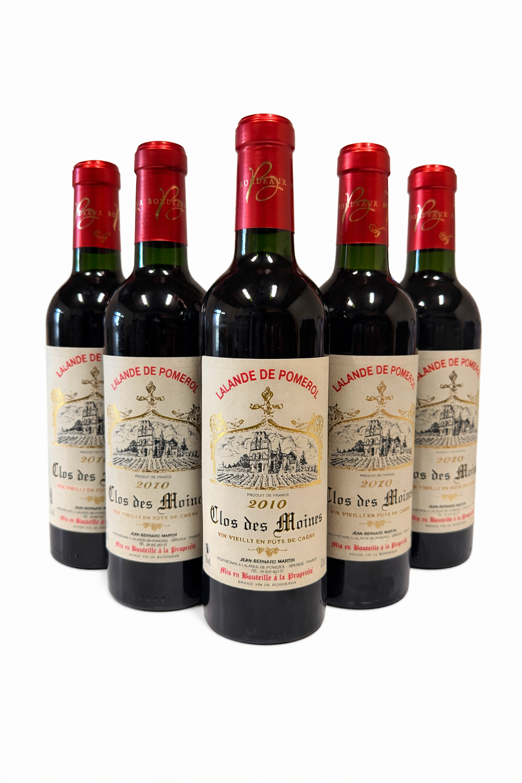 Clos des Moines Lalande de Pomerol 2010 - Demi bouteilles 6x37,5cl